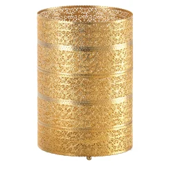 MARBELLA WASTE BASKET - GOLD