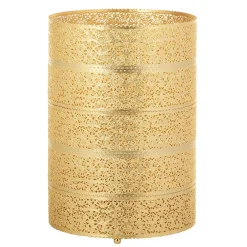 MARBELLA WASTE BASKET - GOLD