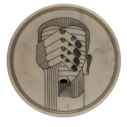 Marblelous X Decorative Plate by Federico Pepe