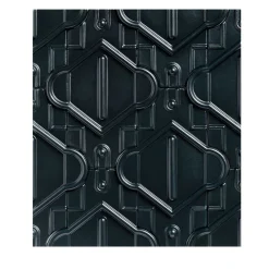 Mariposa Matte Black Ceramic Tile By Elena Salmistraro