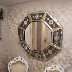 Marte Murano Glass Mirror