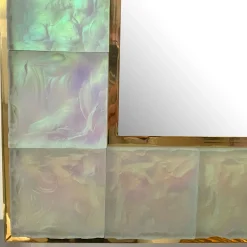 Martelé Handmade Iridescent Crystal Mirror