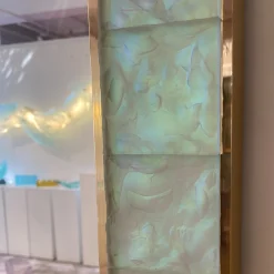 Martelé Handmade Iridescent Crystal Mirror