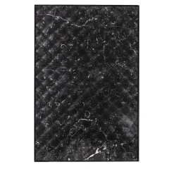 Matelassè Black Marquinia Marble Decorative Panel