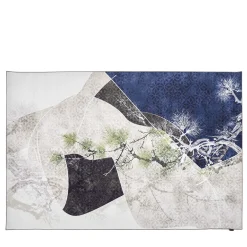 Matisse Stylized branch rectangular rug