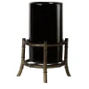 Maxi Bamboo Black Glass Vase