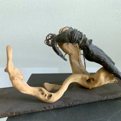 Maya Bronze Sculpture