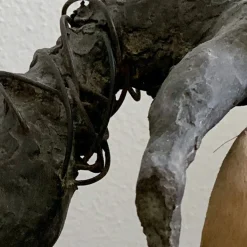 Maya Bronze Sculpture