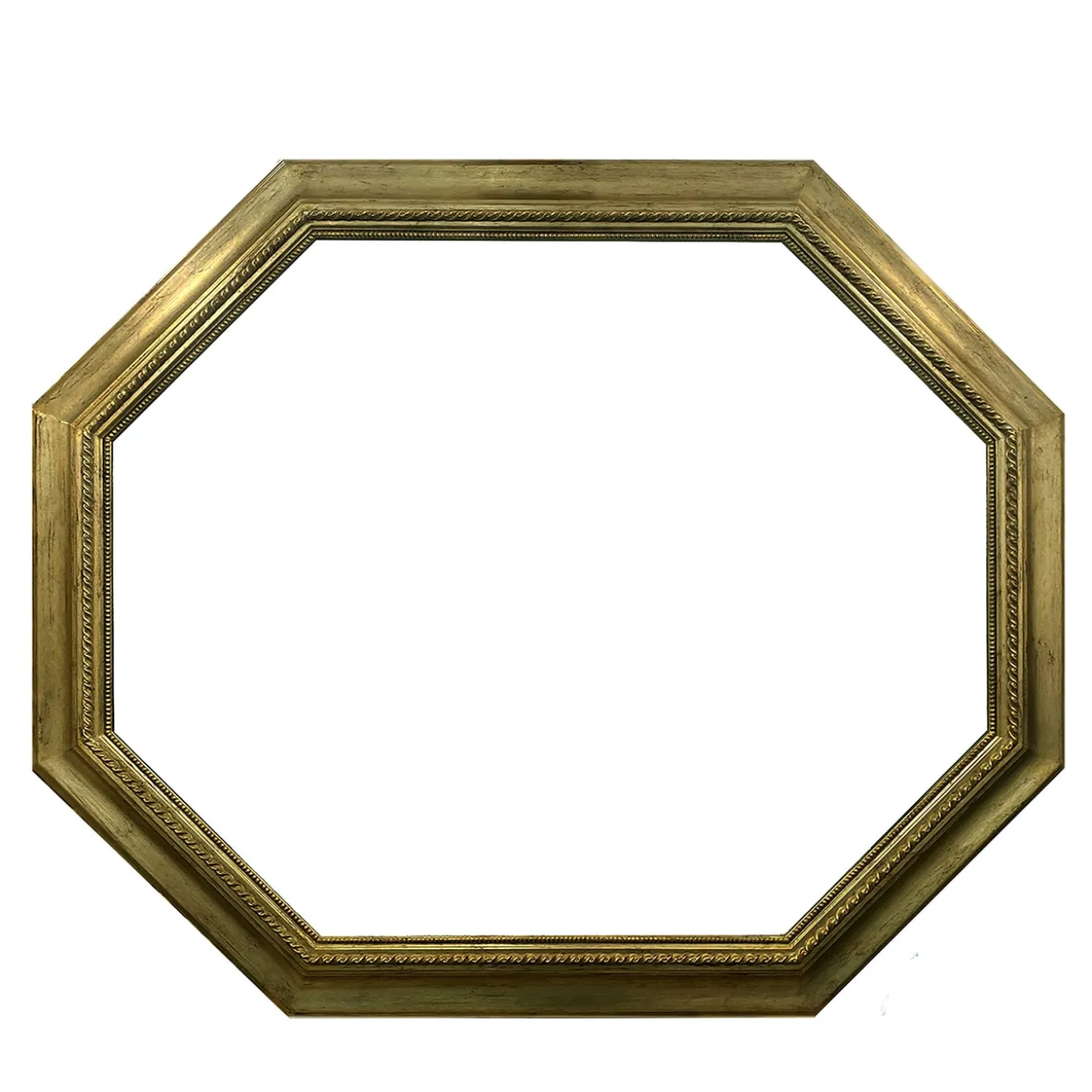 Mecca Silver Leaf Octagonal Frame