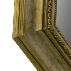 Mecca Silver Leaf Octagonal Wall Mirror