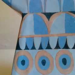 Mediterranea Large Light Blue Centerpiece #1