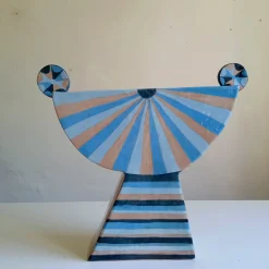 Mediterranea Large Light Blue Centerpiece #1