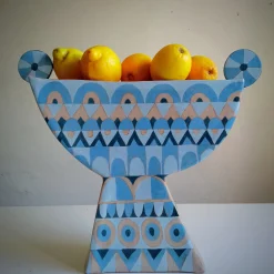 Mediterranea Large Light Blue Centerpiece #1