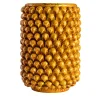 Medium Cylindrical Honey Yellow Flower Vase