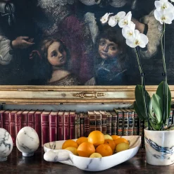 Medium-Sized Paonazzo Marble Egg