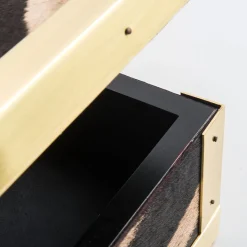 Memories Zebra Skin And Brass Box