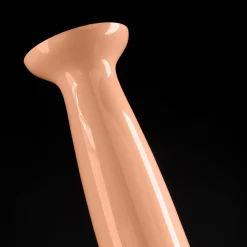 Mercury Cantaloupe Orange Vase