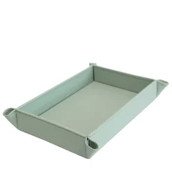 Michelangelo 19 Smeralda Green Leather Vide-poche