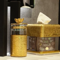 Michelangelo-Inspired Lid Glass Kleenex Cover