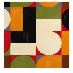 Mid-Century Modern Geometric Wallpaper