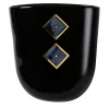 Midi Cloisonné Black Glass Vase
