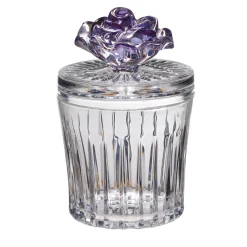 Milano Crystal Floral Lid Box
