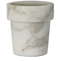 Mini Cactus Vase in White Calcatta Marble