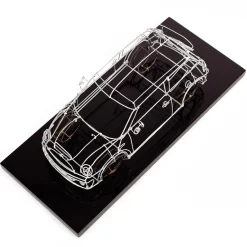 Mini Cooper Metal Wire Sculpture