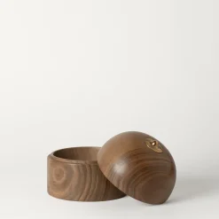 Mini Forget-Me-Not Chestnut Wood Box