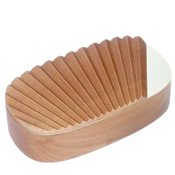 Mini Portrait Cherry Wood Oval Jewelry Box