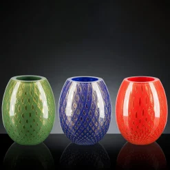 Mocenigo Oval Blue Vase