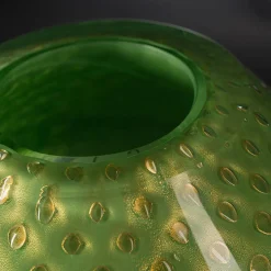 Mocenigo Sfera Gold & Green Vase
