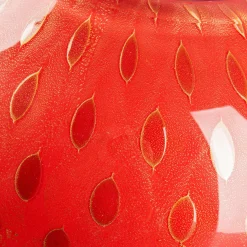 Mocenigo Sfera Gold & Red Vase