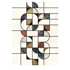 Monoscopio Gamma Bigfruit Polychrome Rug by Dainelli Studio