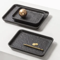 Monza Imperfect Bronze Rectangular Small Valet Tray