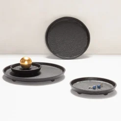 Monza Imperfect Bronze Round Small Valet Tray