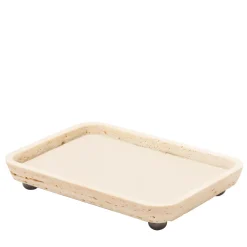 Monza Leather & Marble Rectangular Small Valet Trays #1