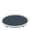 Monza Leather & Marble Round Medium Valet Trays #4