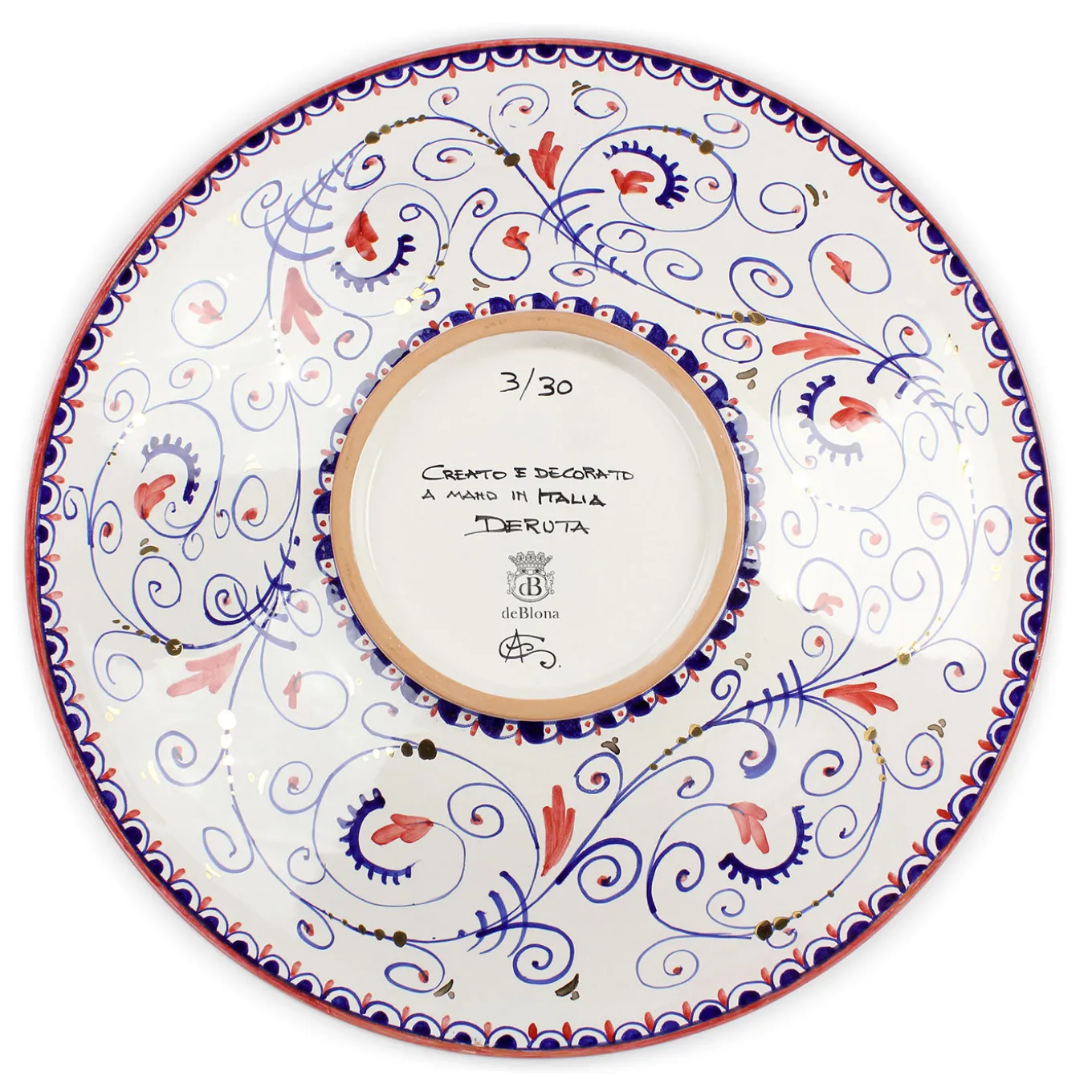 Moorish Gold Round Decorative Plate