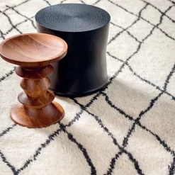 Moroccan Touch MT04 Ivory and Dark Gray Carpet