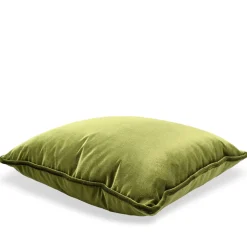 Moss Green Silk Velvet Carrè Cushion