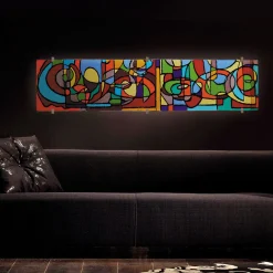 Motion Polychrome Decorative Panel