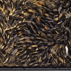 Movimento n231 Gold Glass Decorative Panel