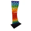 Multicolor Manhattan Impression Murano Glass Sculpture