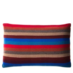 Multicolor Stripe Rectangular Cushion