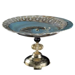 Murano Blue Glass Centerpiece