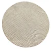 Murano Swirl Round White Rug