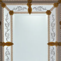 Murano Toronto Glass Wall Mirror