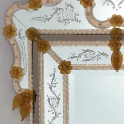 Murano Toronto Glass Wall Mirror