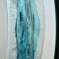 Naias Round Crystal Mirror